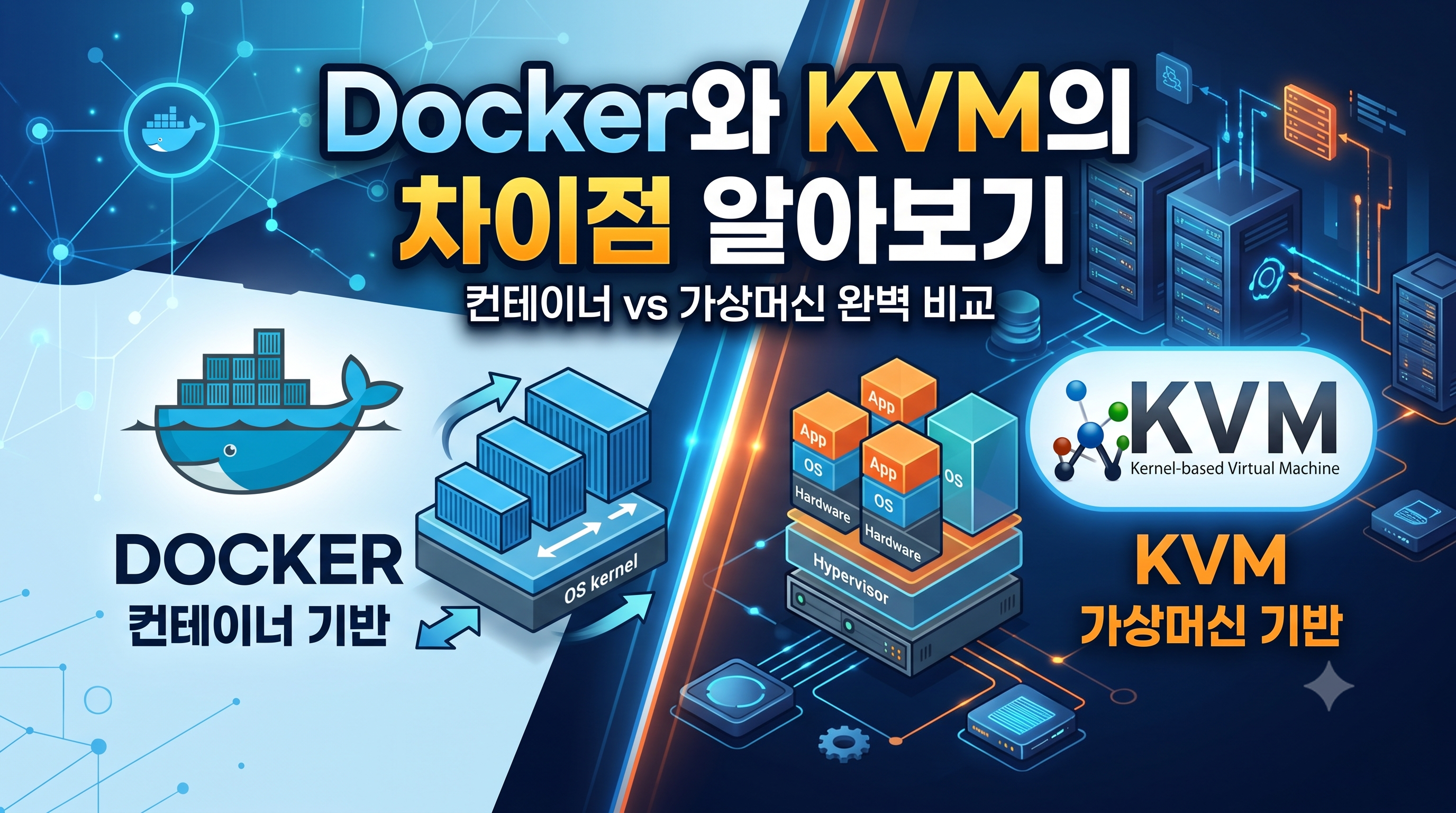Docker와 KVM의 차이점 알아보기